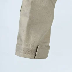 Men's Combat Shirt Hiking Shirt Tactical Military Shirt Long Sleeve Quarter Zip Top Outdoor Breathable Soft Polyester Patchwork Black Army Green Brown Gym Climbing Camping / Hiking / Caving