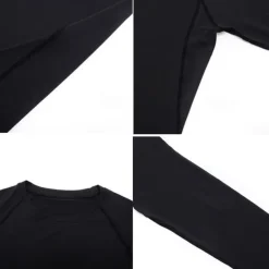 Men's Compression Shirt Athletic Shirt Gym Shirt Fitness Shirt Short Sleeve Tee Tshirt Casual Athleisure Breathable Quick Dry Soft Gym Workout Running Walking Sportswear Activewear Black White Red