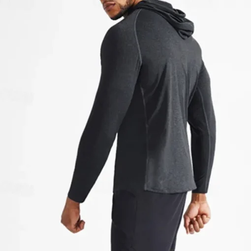 Men's Compression Shirt Athletic Shirt Gym Shirt Fitness Shirt Long Sleeve Tee Tshirt Casual Athleisure Fall Breathable Quick Dry Soft Gym Workout Running Walking Sportswear Activewear Solid Colored