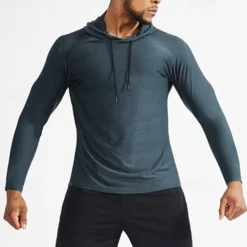 Men's Compression Shirt Athletic Shirt Gym Shirt Fitness Shirt Long Sleeve Tee Tshirt Casual Athleisure Fall Breathable Quick Dry Soft Gym Workout Running Walking Sportswear Activewear Solid Colored