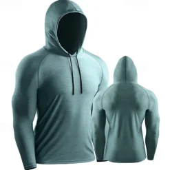 Men's Compression Shirt Athletic Shirt Gym Shirt Fitness Shirt Long Sleeve Tee Tshirt Casual Athleisure Fall Breathable Quick Dry Soft Gym Workout Running Walking Sportswear Activewear Solid Colored