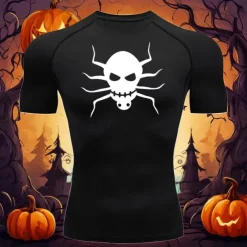 Men's Compression Shirt Athletic Shirt Gym Shirt Fitness Shirt Short Sleeve Tee Tshirt Casual Athleisure Breathable Quick Dry Soft Fitness Gym Workout Running Sportswear Activewear Cartoon Black