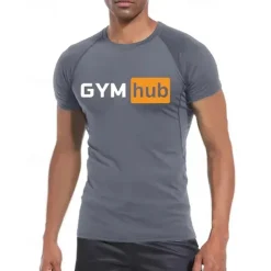 Men's Compression Shirt Athletic Shirt Gym Shirt Fitness Shirt Short Sleeve Tee Tshirt Casual Athleisure Breathable Quick Dry High Stretch Gym Workout Running Walking Sportswear Activewear Black Navy