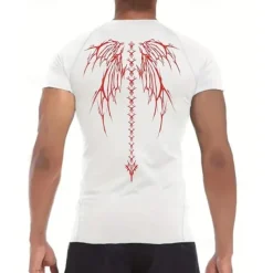 Men's Compression Shirt Athletic Shirt Gym Shirt Fitness Shirt Short Sleeve Tee Tshirt Casual Athleisure Breathable Quick Dry High Stretch Compression Gym Workout Running Walking Sportswear Activewear