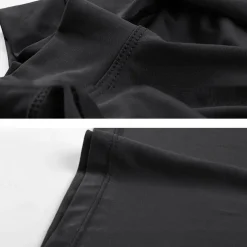 Men's Compression Shirt Athletic Shirt Gym Shirt Fitness Shirt Patchwork Long Sleeve Tee Tshirt Casual Athleisure Fall Breathable Quick Dry Soft Gym Workout Running Walking Sportswear Activewear