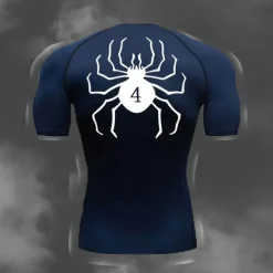 Men's Compression Shirt Athletic Shirt Gym Shirt Fitness Shirt Short Sleeve Tee Tshirt Casual Athleisure Breathable Quick Dry Soft Fitness Gym Workout Running Sportswear Activewear Black White Red