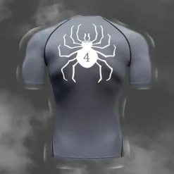 Men's Compression Shirt Athletic Shirt Gym Shirt Fitness Shirt Short Sleeve Tee Tshirt Casual Athleisure Breathable Quick Dry Soft Fitness Gym Workout Running Sportswear Activewear Black White Red