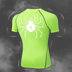 Men's Compression Shirt Athletic Shirt Gym Shirt Fitness Shirt Short Sleeve Tee Tshirt Casual Athleisure Breathable Quick Dry Soft Fitness Gym Workout Running Sportswear Activewear Black White Red