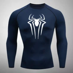 Men's Compression Shirt Athletic Shirt Gym Shirt Fitness Shirt Long Sleeve Tee Tshirt Casual Athleisure Fall Breathable Quick Dry Soft Gym Workout Running Walking Sportswear Activewear Black White Red