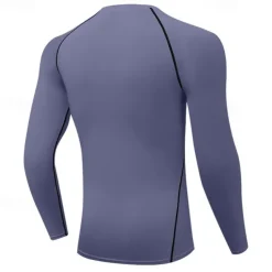 Men's Compression Shirt Athletic Shirt Gym Shirt Fitness Shirt Long Sleeve Tee Tshirt Casual Athleisure Fall Breathable Quick Dry Soft Gym Workout Running Walking Sportswear Activewear Black White Red