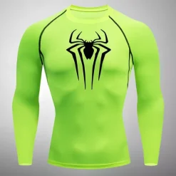 Men's Compression Shirt Athletic Shirt Gym Shirt Fitness Shirt Long Sleeve Tee Tshirt Casual Athleisure Fall Breathable Quick Dry Soft Gym Workout Running Walking Sportswear Activewear Black White Red