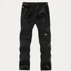 Men's Convertible Zip Off Pants Hiking Pants Trousers Summer Outdoor Waterproof Breathable Quick Dry Multi Pockets Pants / Trousers Bottoms Elastic Waist Army Green Khaki Camping / Hiking Fishing