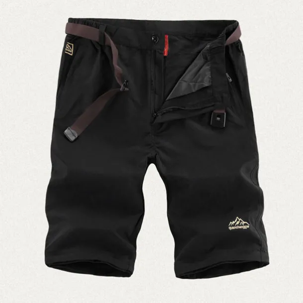 Men's Convertible Zip Off Pants Hiking Pants Trousers Summer Outdoor Waterproof Breathable Quick Dry Multi Pockets Pants / Trousers Bottoms Elastic Waist Army Green Khaki Camping / Hiking Fishing