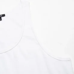 Men's 100%Cotton 3D Print Tank Top Graphic Fashion Outdoor Casual Vest Top Undershirt Street Casual Daily T shirt White Blue Sleeveless Crew Neck Shirt Spring & Summer Clothing Apparel