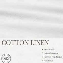 Men's Cotton Linen Pants Solid Color Full Length Wedding Party Outdoor Elegant Vacation Black White Micro-elastic