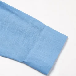 Men's Cotton Linen Shirt Palm Tree Outdoor Vacation White Blue Long Sleeve Turndown Summer Spring Clothing Apparel