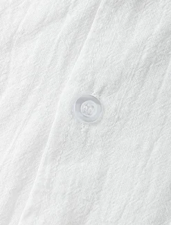 Men's Cotton Linen Shirt White Cotton Shirt Summer Shirt Casual Shirt Cuban Collar Shirt Plain Vacation Hawaiian Black White Yellow Green Short Sleeve Lapel Spring & Summer Clothing Apparel Pocket