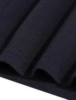 Men's Cotton Polo Shirt Golf Shirt Business Lapel Short Sleeve Fashion Basic Color Block Patchwork Embroidered Summer claret Black Green ash-colored Deep Blue Light Blue Cotton Polo Shirt