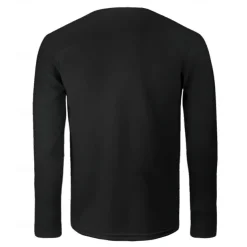 Men's Cotton T shirt Tee Embroidered Palm Tree Crew Neck Training Outdoor Long Sleeve Clothing Apparel Elegant Warm Vacation Vintage