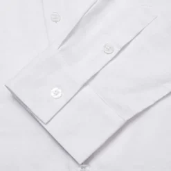 Men's Couples' Cotton Linen Shirt Valentines Day Shirt Heart Outdoor Vacation White Long Sleeve Turndown Summer Spring Clothing Apparel