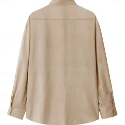 Men's Cowboy Shirt Western Shirt Cowboy Shirt Long Sleeve Vintage Western Style Outdoor Work Casual Daily Fall & Winter Turndown Buttons Print Khaki