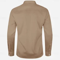 Men's Cowboy Western Shirt Button Up Shirt Cowboy Shirt Long Sleeve Vintage Western Outdoor Daily Holiday Spring Fall Winter Turndown Collared Shirts 3D Print Brown