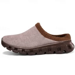 Men's Cozy Slip-On Winter Clogs with Plush Lining and Anti-Slip Sole - Comfortable Indoor and Outdoor Shoes for Cold Weather