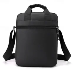 Men's Crossbody Bag Messenger Bag Oxford Cloth Daily Holiday Zipper Large Capacity Multi Carry Solid Color Black Blue Green