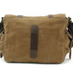 Men's Crossbody Bag Messenger Bag Crossbody Bag Canvas Cowhide Outdoor Going out Dark Gray ArmyGreen Charcoal black