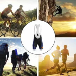 Men's Cycling Bib Shorts Bike Bib Shorts Pants Mountain Bike MTB Road Bike Cycling Sports Belgium National Flag 3D Pad Breathable Quick Dry Ultraviolet Resistant Black Red Polyester Spandex Clothing