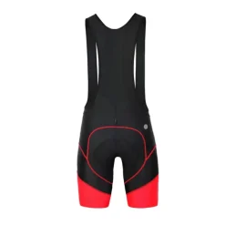 Men's Cycling Bib Shorts 3D Padded Shorts Bike Bib Shorts Padded Shorts / Chamois Semi-Form Fit Mountain Bike MTB Road Bike Cycling Sports Patchwork Cycling Quick Dry Non-Skid Elastic Black Red