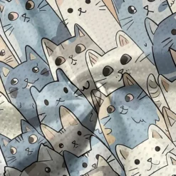 Men's Cycling Jersey Cat Short Sleeve Bike Tee Tshirt Jersey with 3 Rear Pockets Mountain Bike MTB Quick Dry Anatomic Design Wicking Breathable Sports Navy Blue Royal Blue Blue Clothing Apparel