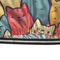 Men's Cycling Jersey Cat Short Sleeve Bike Tee Tshirt Jersey with 3 Rear Pockets Mountain Bike MTB Quick Dry Anatomic Design Wicking Breathable Sports Navy Blue Royal Blue Blue Clothing Apparel