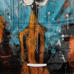 Men's Cycling Jersey Dog Short Sleeve Bike Tee Tshirt Jersey with 3 Rear Pockets Mountain Bike MTB Quick Dry Anatomic Design Wicking Breathable Sports Blue Clothing Apparel