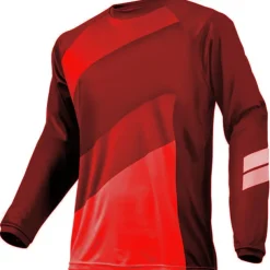 Men's Cycling Jersey Downhill Jersey Dirt Bike Jersey Long Sleeve Mountain Bike MTB Road Bike Cycling Winter Black Yellow Red Patchwork Bike Jersey Thermal Warm UV Resistant Breathable Quick Dry Back