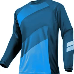 Men's Cycling Jersey Downhill Jersey Dirt Bike Jersey Long Sleeve Mountain Bike MTB Road Bike Cycling Winter Black Yellow Red Patchwork Bike Jersey Thermal Warm UV Resistant Breathable Quick Dry Back