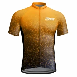 Men's Cycling Jersey Graphic Short Sleeve Bike Jersey Top with 3 Rear Pockets Mountain Bike MTB Road Bike Cycling Quick Dry Reflective Strips Back Pocket Moisture Wicking Sports Yellow Red Blue