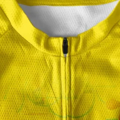 Men's Cycling Jersey Graphic Short Sleeve Bike Tee Tshirt Jersey with 3 Rear Pockets Mountain Bike MTB Quick Dry Anatomic Design Wicking Breathable Sports Black Yellow Red Clothing Apparel