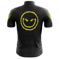 Men's Cycling Jersey Graphic Funny Short Sleeve Bike Jersey Top with 3 Rear Pockets Mountain Bike MTB Road Bike Cycling Quick Dry Reflective Strips Back Pocket Moisture Wicking Sports Black Red Blue