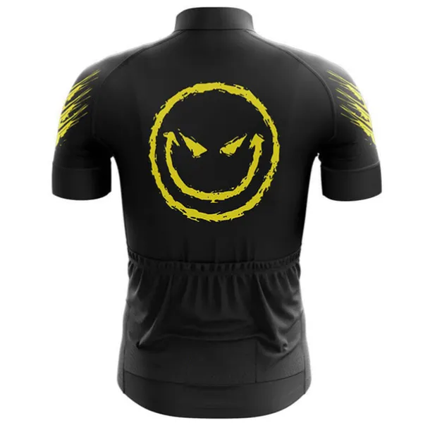 Men's Cycling Jersey Graphic Funny Short Sleeve Bike Jersey Top with 3 Rear Pockets Mountain Bike MTB Road Bike Cycling Quick Dry Reflective Strips Back Pocket Moisture Wicking Sports Black Red Blue