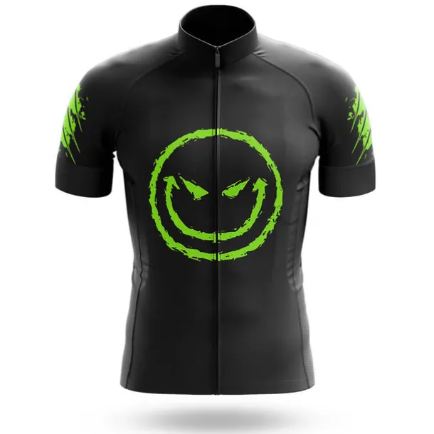 Men's Cycling Jersey Graphic Funny Short Sleeve Bike Jersey Top with 3 Rear Pockets Mountain Bike MTB Road Bike Cycling Quick Dry Reflective Strips Back Pocket Moisture Wicking Sports Black Red Blue