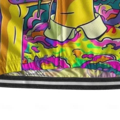 Men's Cycling Jersey Graphic Short Sleeve Bike Tee Tshirt Jersey with 3 Rear Pockets Mountain Bike MTB Quick Dry Anatomic Design Wicking Breathable Sports Purple Clothing Apparel