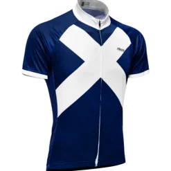 Men's Cycling Jersey Patterned Italy National Flag Short Sleeve Bike Jersey Top with 3 Rear Pockets Mountain Bike MTB Road Bike Cycling UV Resistant Quick Dry Back Pocket Sweat-Wicking Sports White