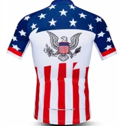 Men's Cycling Jersey Patterned Italy National Flag Short Sleeve Bike Jersey Top with 3 Rear Pockets Mountain Bike MTB Road Bike Cycling UV Resistant Quick Dry Back Pocket Sweat-Wicking Sports White