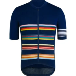 Men's Cycling Jersey Solid Color Stripes Patterned Short Sleeve Bike Jersey Top with 3 Rear Pockets Mountain Bike MTB Road Bike Cycling UV Resistant Quick Dry Reflective Strips Back Pocket Sports Red