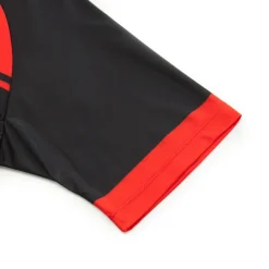 Men's Cycling Jersey with Bib Shorts Short Sleeve Mountain Bike MTB Road Bike Cycling Red Green Stripes Bike Clothing Suit 3D Pad Breathable Quick Dry Back Pocket Polyester Spandex Sports Stripes