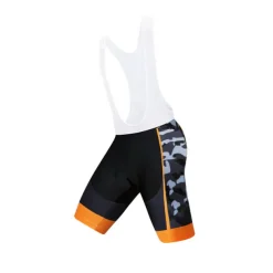 Men's Cycling Jersey with Bib Shorts Short Sleeve Mountain Bike MTB Road Bike Cycling Black White Red Patchwork Camo / Camouflage Bike Clothing Suit UV Resistant 3D Pad Breathable Quick Dry Back