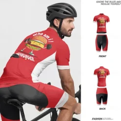 Men's Cycling Jersey with Shorts Cartoon Short Sleeve Bike Clothing Suit with 3 Rear Pockets Mountain Bike MTB Road Bike Cycling Front Zipper Sweat wicking Comfortable Breathable Sports White Yellow