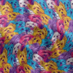 Men's Cycling Jersey with Shorts Dog Short Sleeve Bike Clothing Suit with 3 Rear Pockets Mountain Bike MTB Road Bike Cycling Front Zipper Sweat wicking Comfortable Breathable Sports Blue Purple