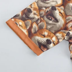 Men's Cycling Jersey with Shorts Dog Short Sleeve Bike Clothing Suit with 3 Rear Pockets Mountain Bike MTB Road Bike Cycling Front Zipper Sweat wicking Comfortable Breathable Sports Yellow Brown khaki